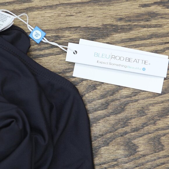 NWT Bleu Rod Beattie Womens Kore High-Waist Bikini Bottom RBKK00924 Black 8 - Picture 5 of 7